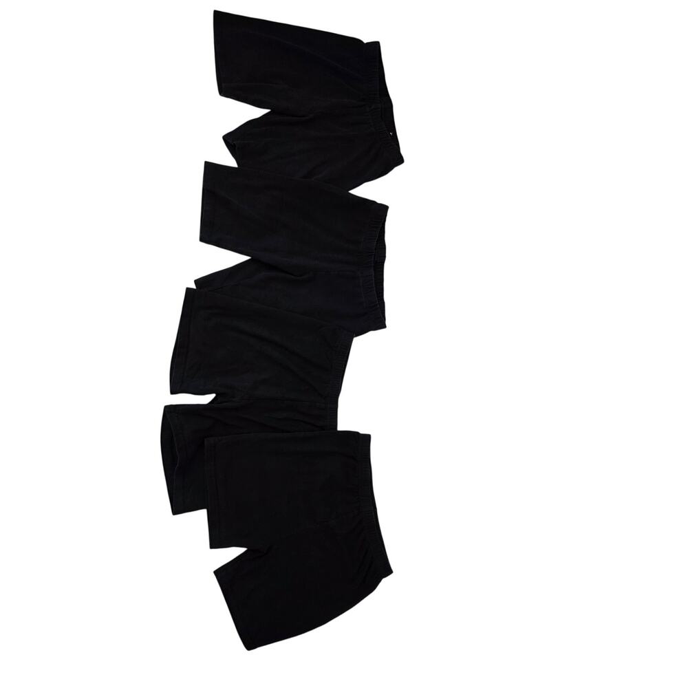 Girls black bike shorts- set of 4